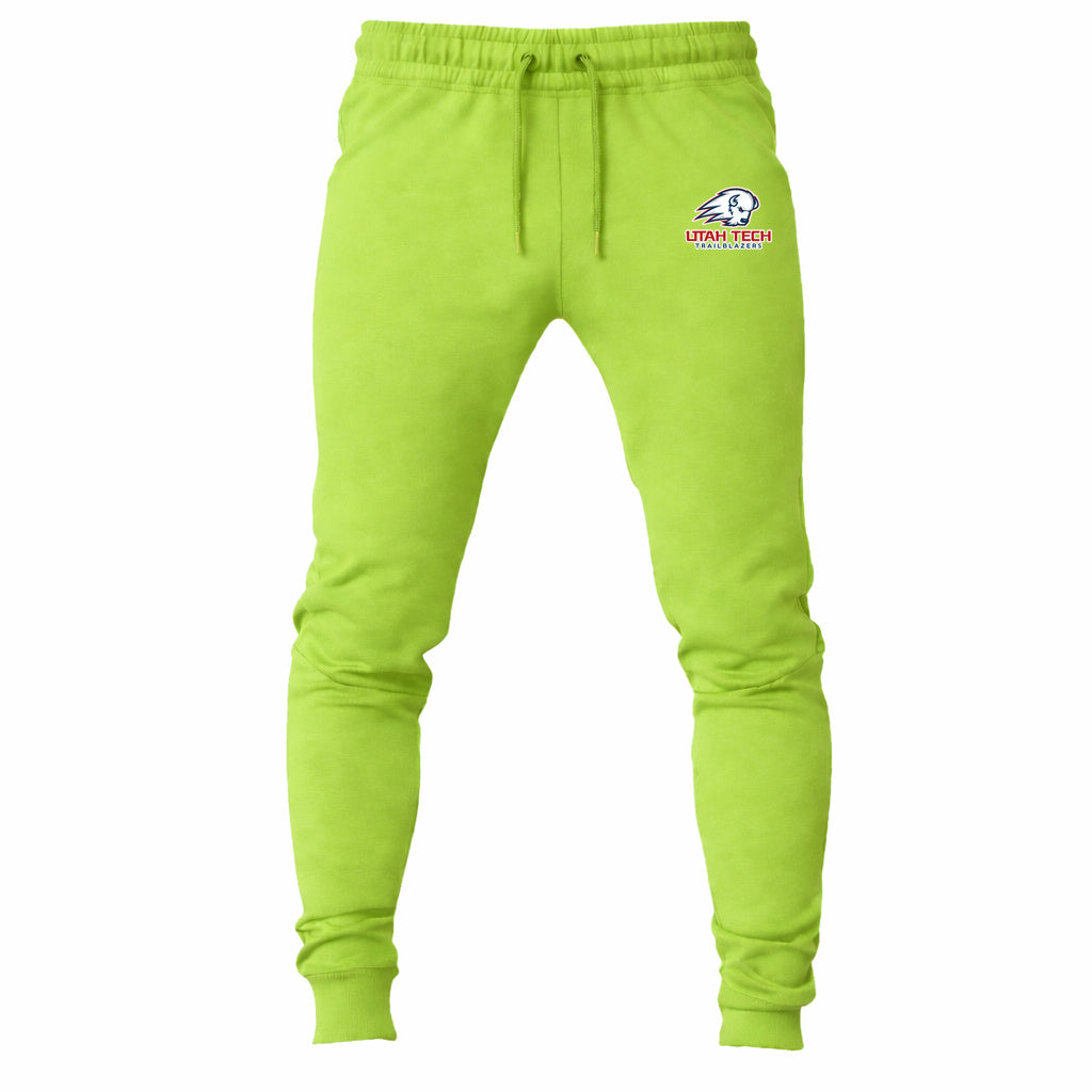 Utah Tech Trailblazers joggers sweatpants - Lime Green