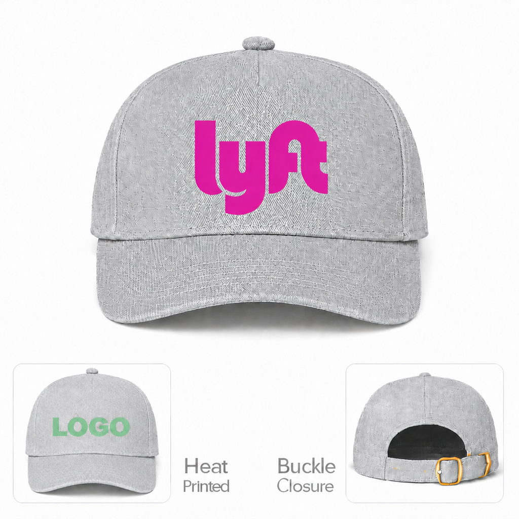 Lyft Gray Dad Baseball Cap Hat