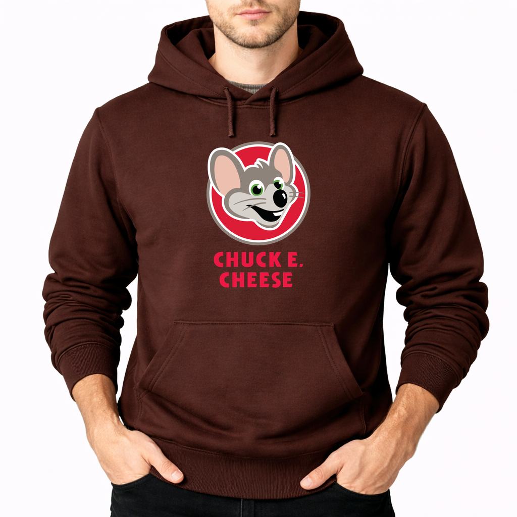 Men's Chuck E. Cheese's Pullover Hoodie - Brown