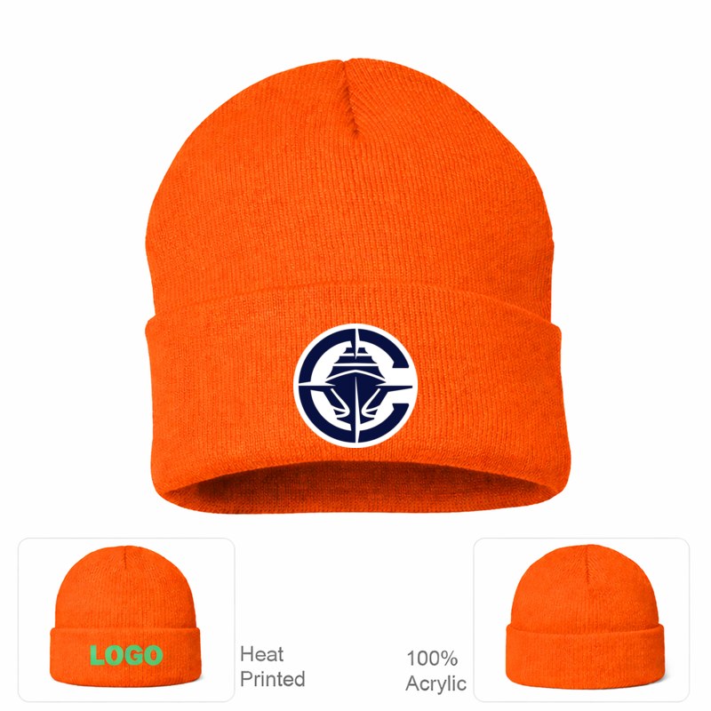 Los Angeles Clippers Orange Beanie Hat