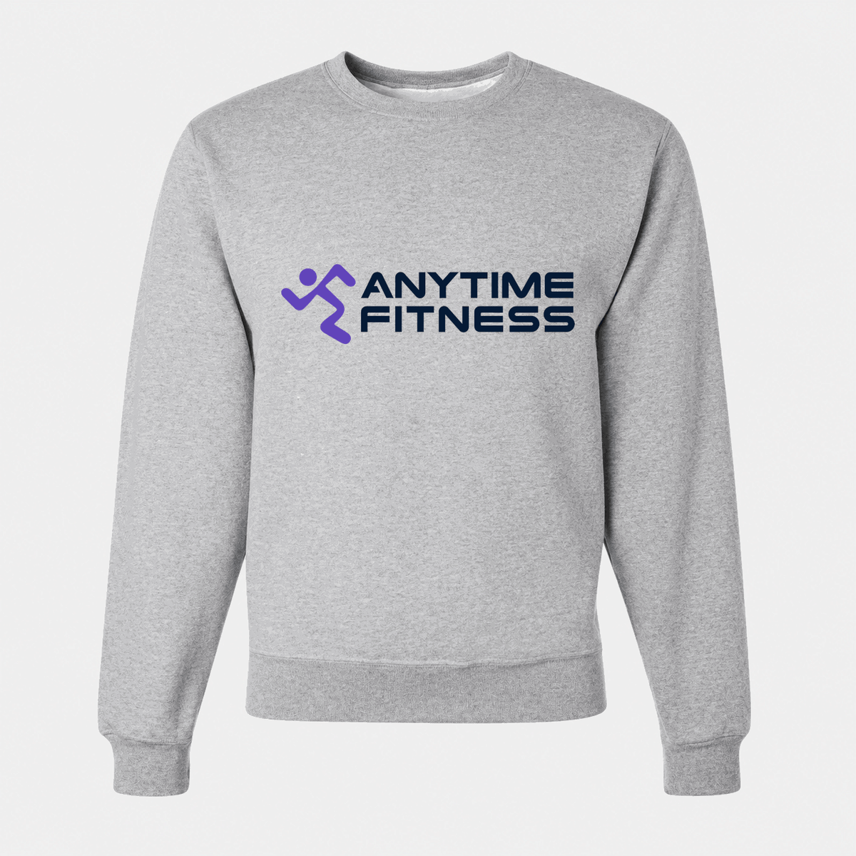 Men's Anytime Fitness Crewneck Sweatshirt - Gray