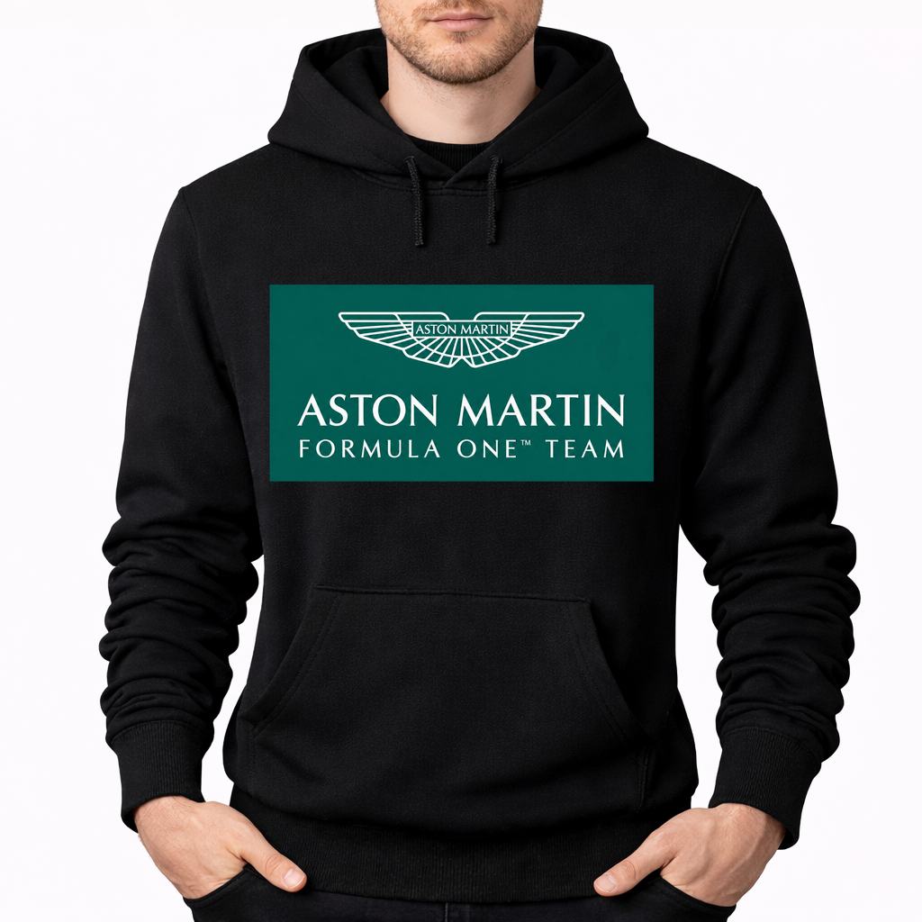 Men's Aston Martin Formula One Team Pullover Hoodie - Black