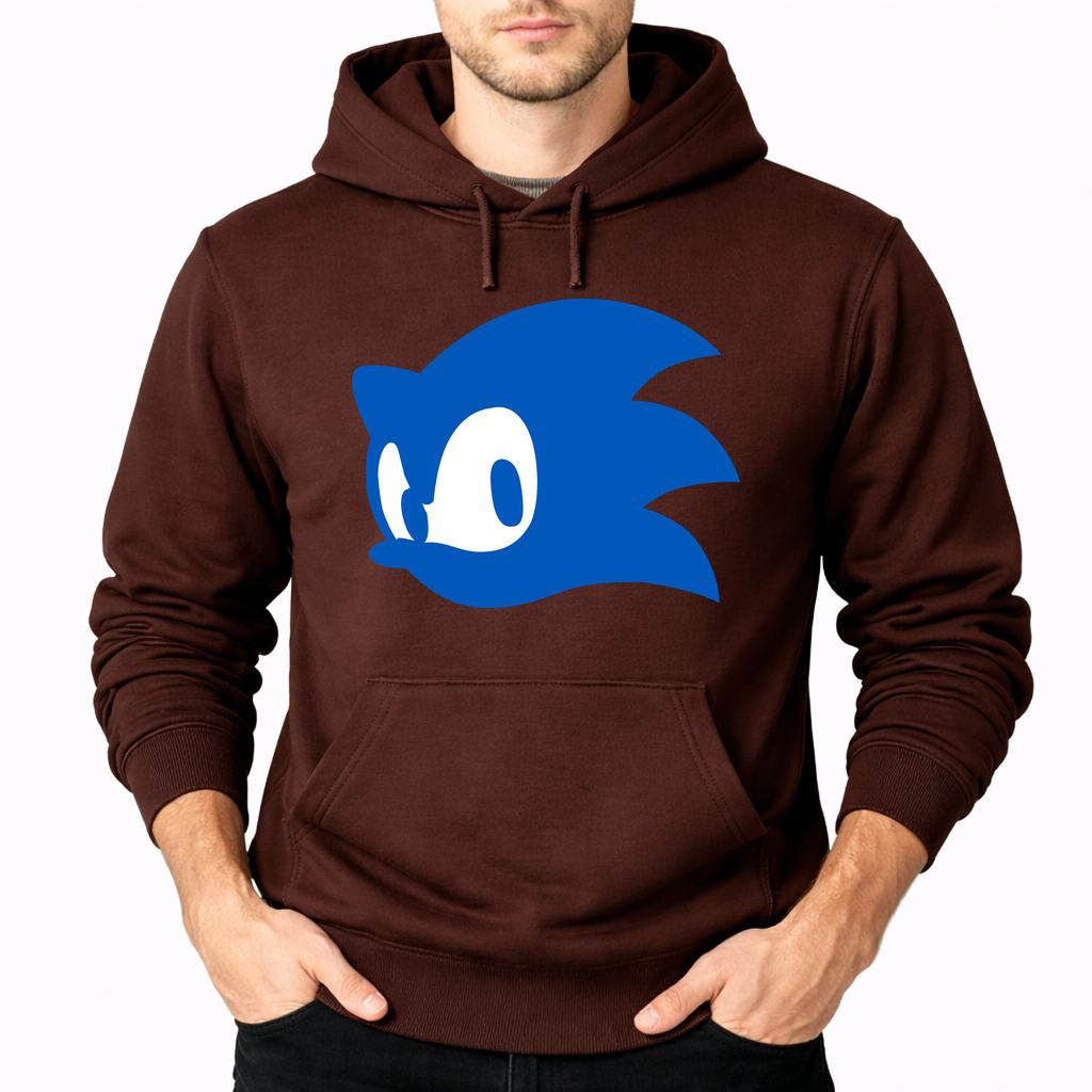 Men's Sonic Pullover Hoodie - Brown