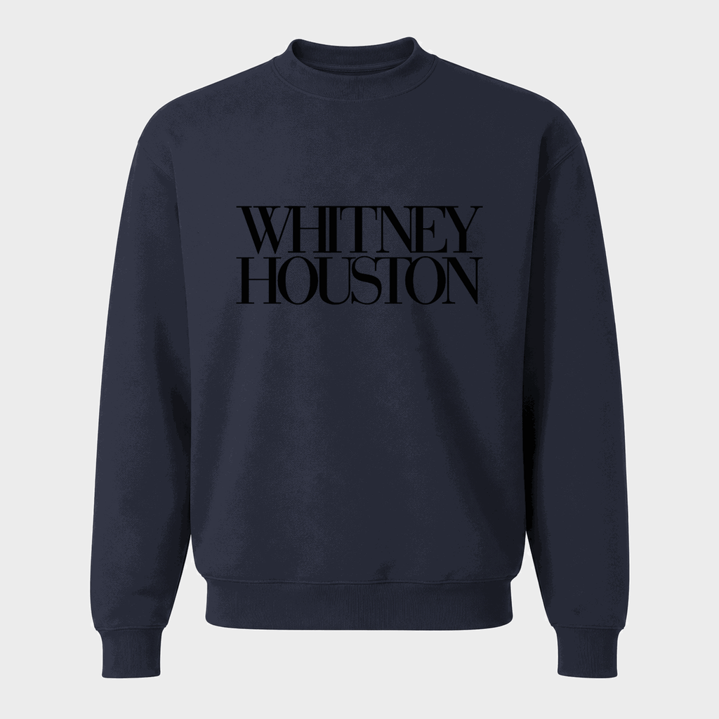 Men's Whitney Houston Crewneck Sweatshirt - Navy