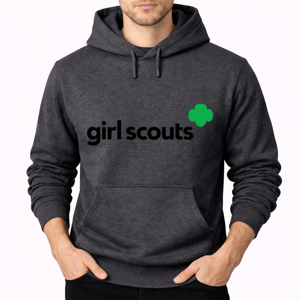 Men's Girl Scouts Pullover Hoodie - Charcoal