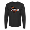 Men's Doritos-Logo-food-1536x864 Long sleeves Cotton Blend T-Shirt - Black