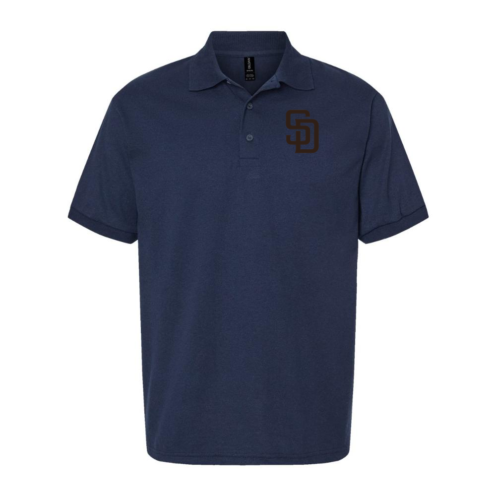 Men's San Diego Padres Dry Blend Polo - Navy