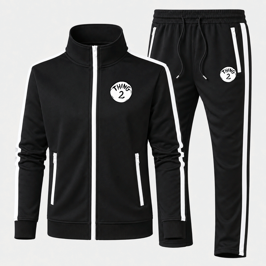 Dr. Seuss Thing 2 tracksuit in Black