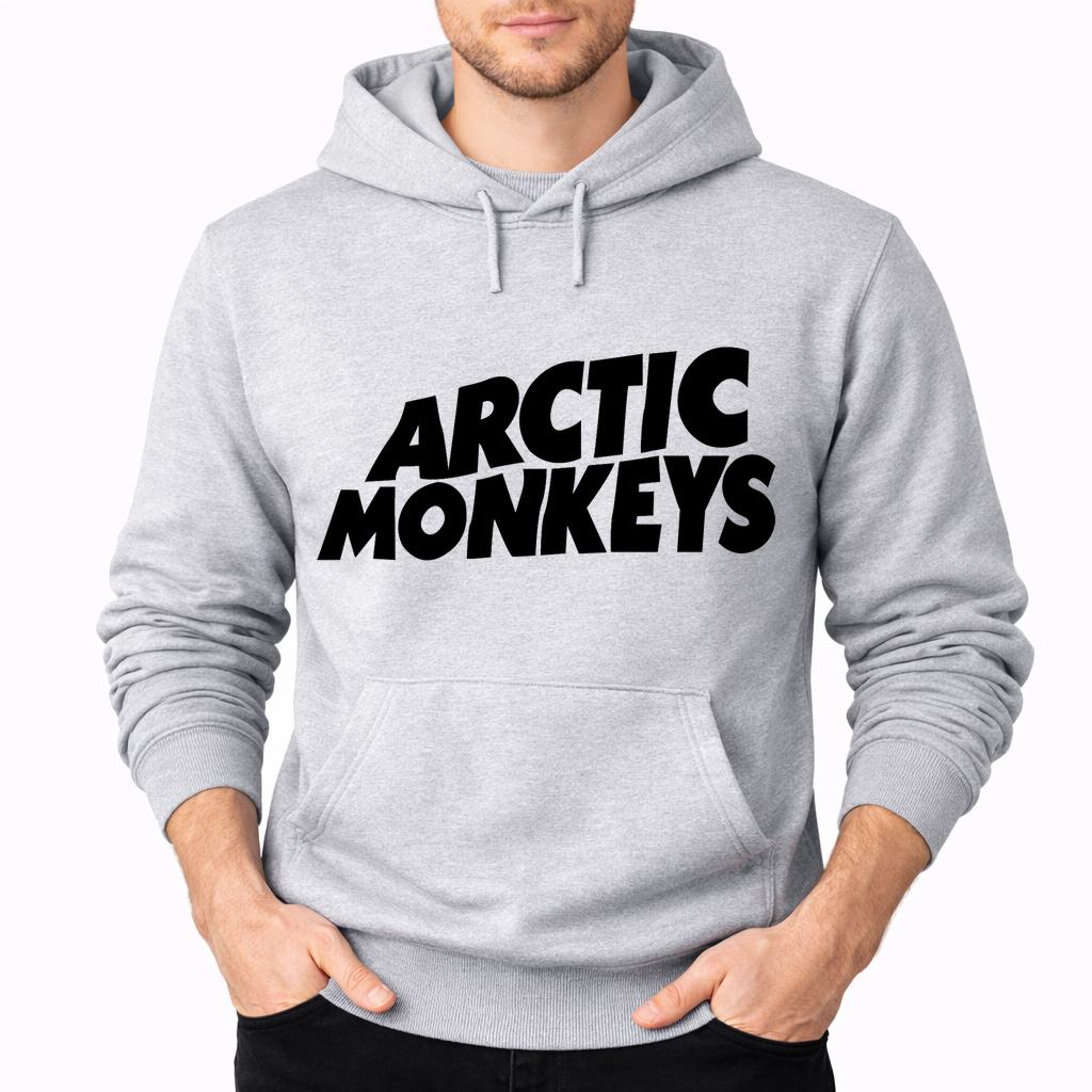 Men's Arctic Monkeys Pullover Hoodie - Gray