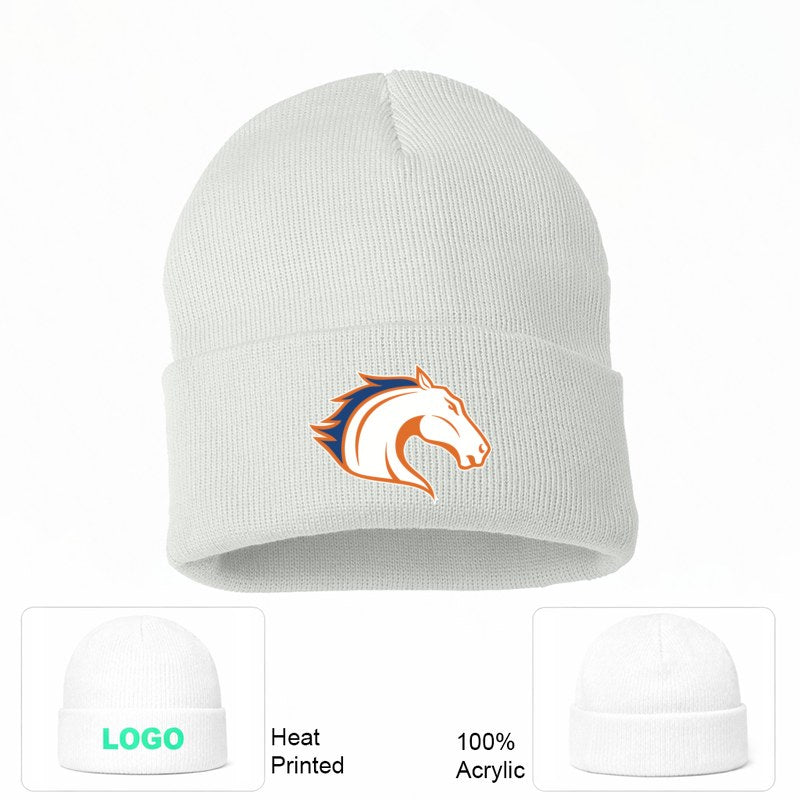 Texas Arlington Mavericks White Beanie Hat