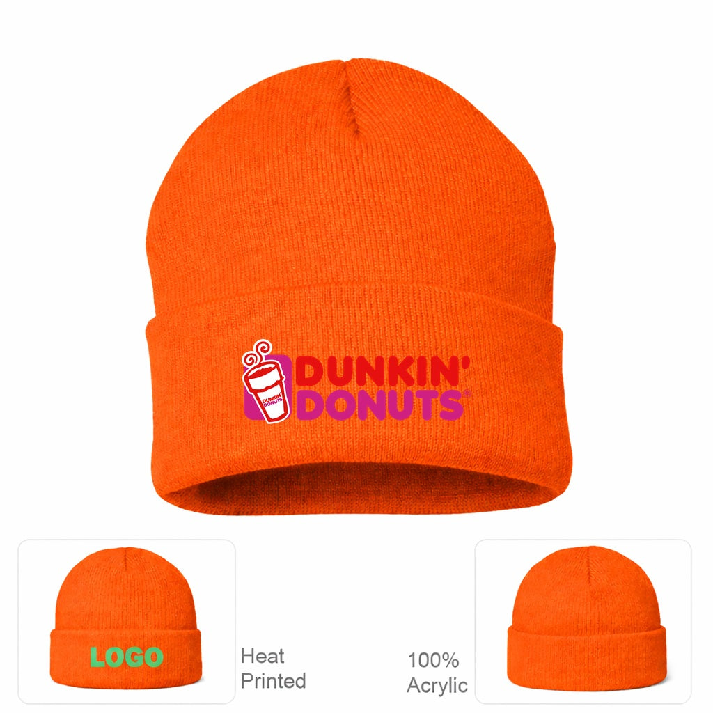 Dunkin' Donuts Beanie Hat - Orange