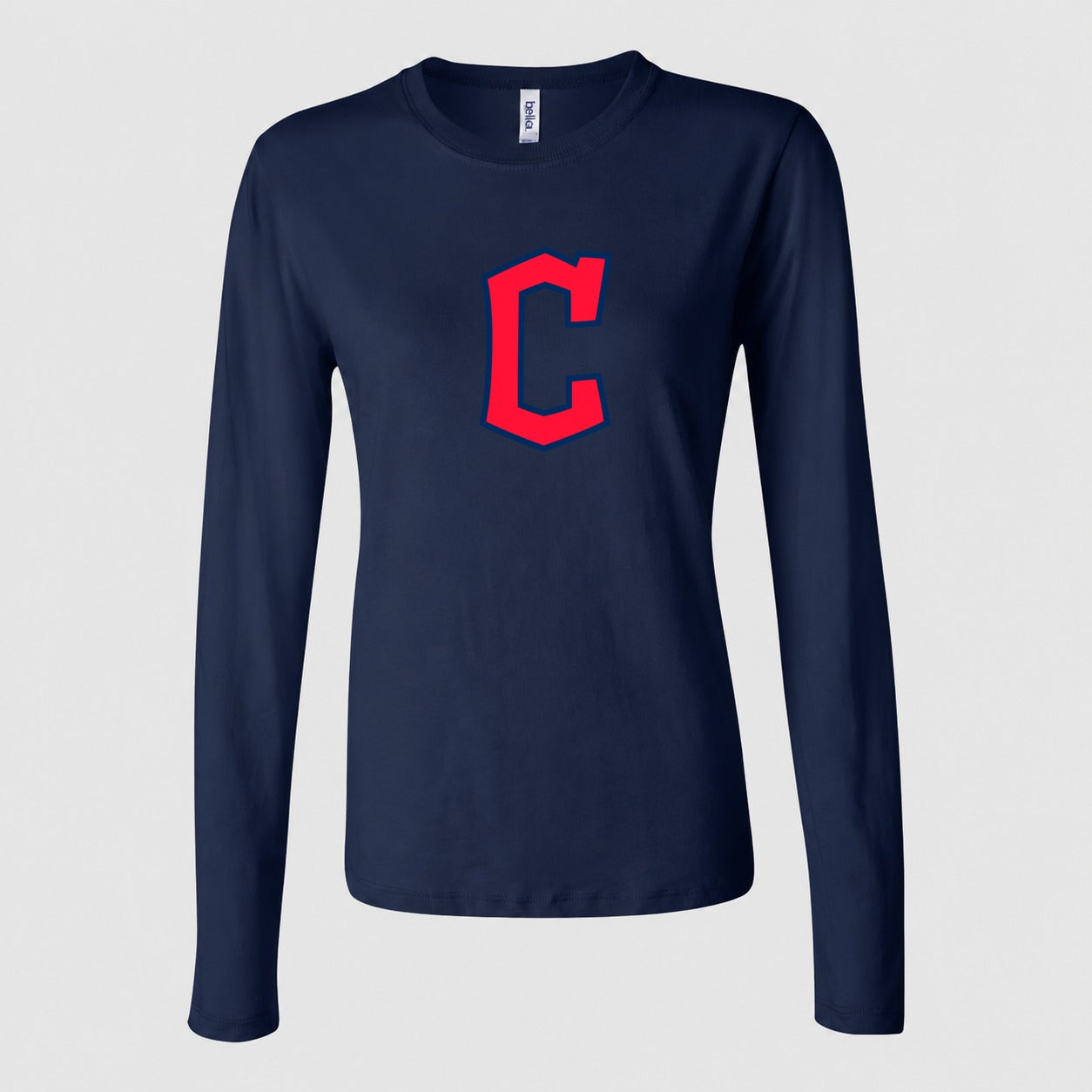Women's Cleveland Guardians Long Sleeve T-Shirt - Navy