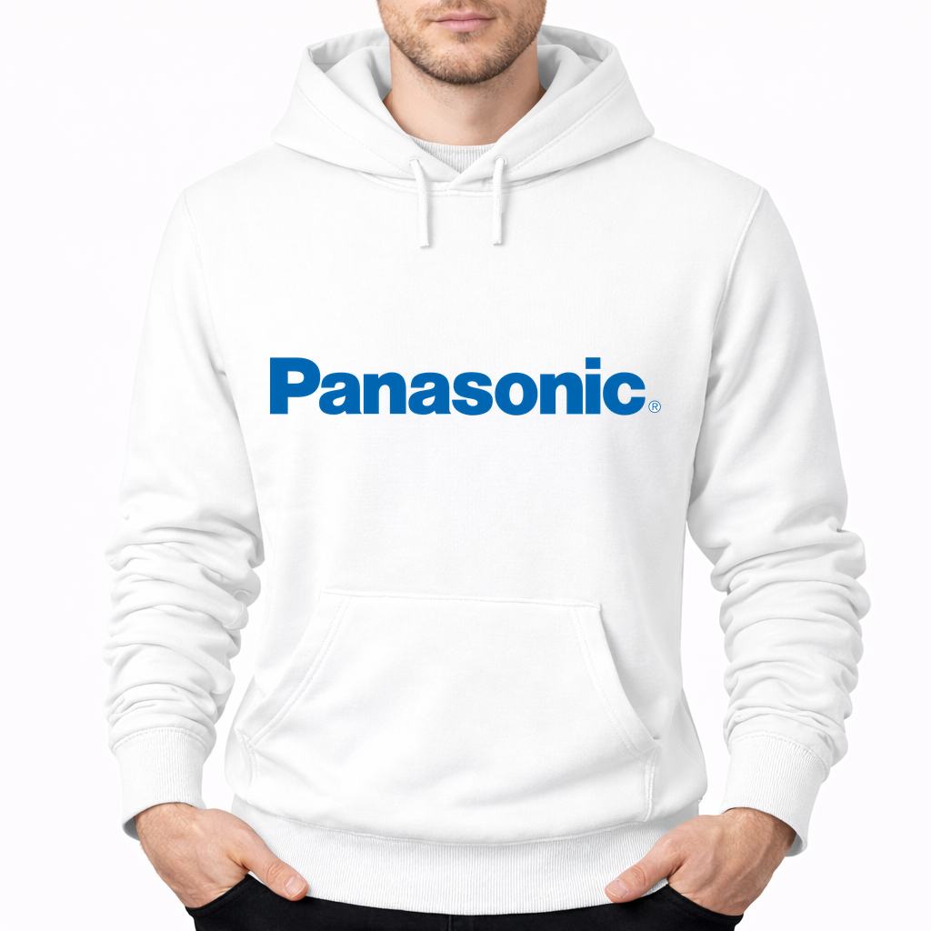 Men's Panasonic Pullover Hoodie - White