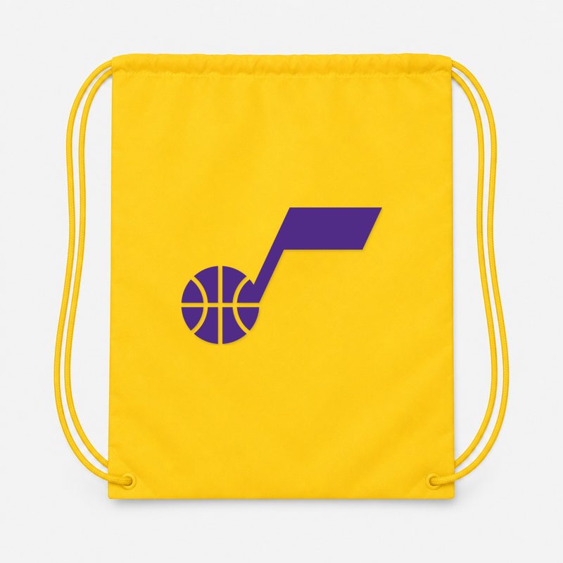 Utah Jazz Drawstring Bag - Yellow