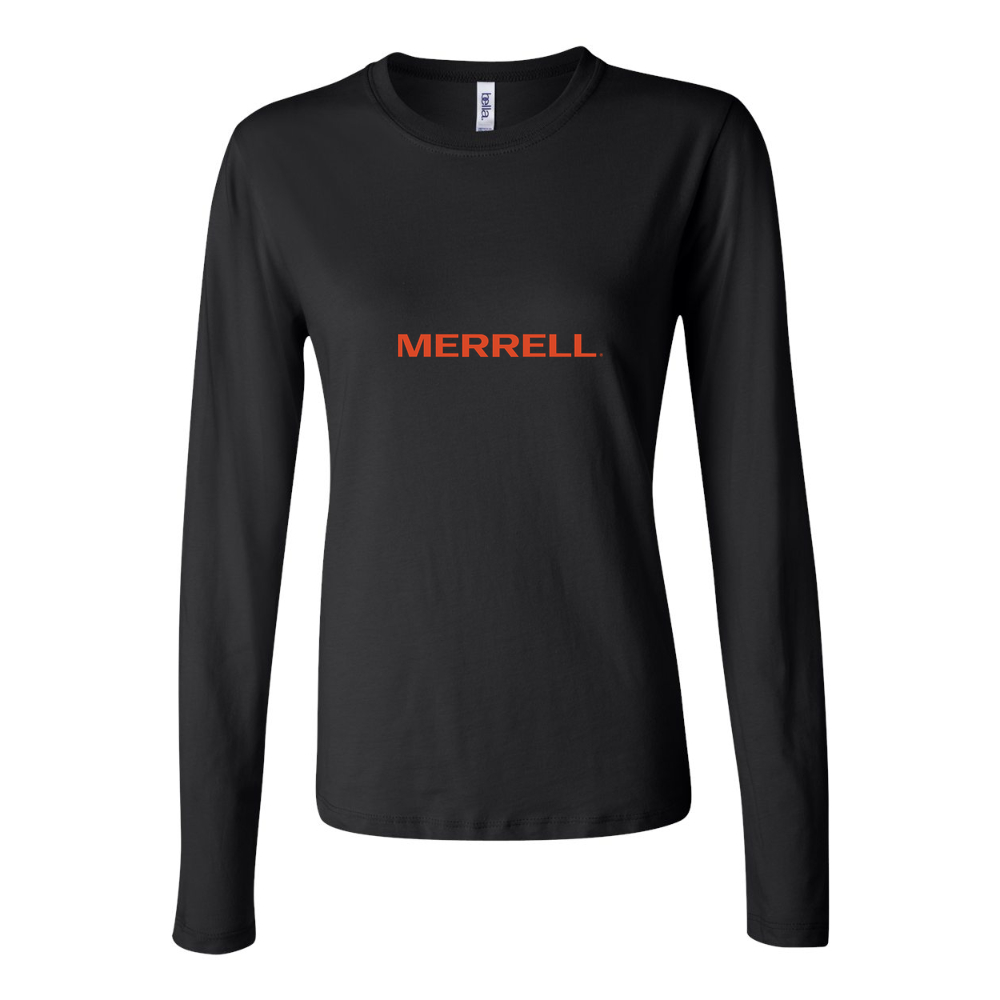 Women's Merrell Logo 1536x864 Long Sleeve T-Shirt - Black
