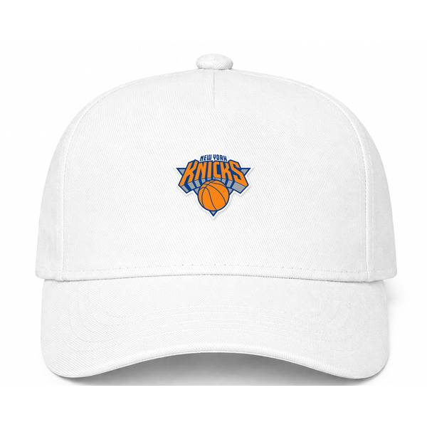 New York Knicks NBA Logo White Dad Baseball Cap Hat