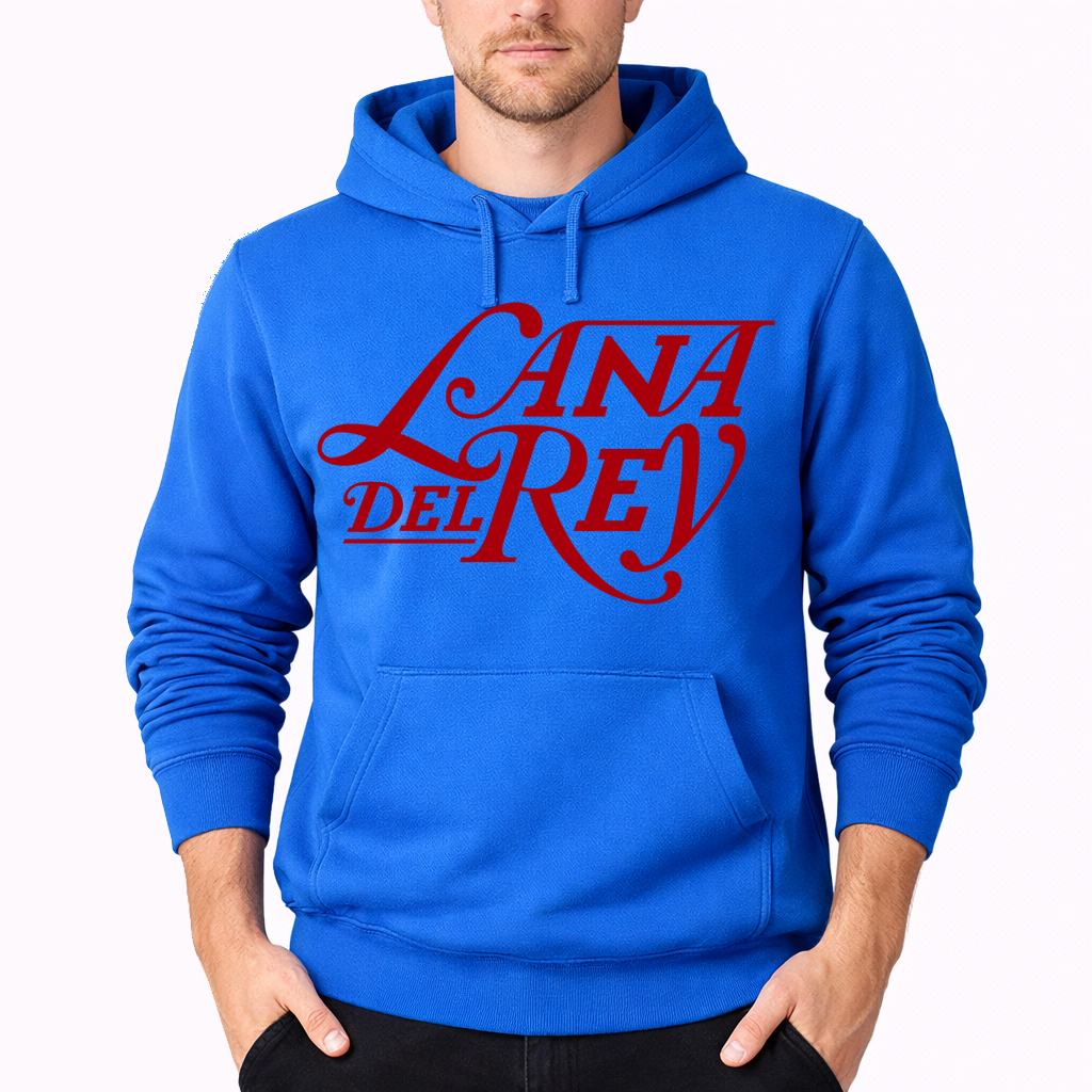 Men's Lana Del Rey Pullover Hoodie - Azure