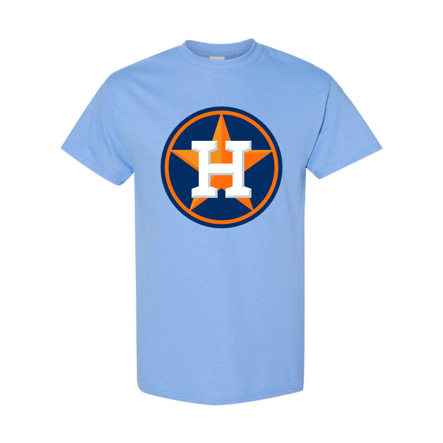 Men's Houston Astros Cotton T-Shirt - Sky Blue