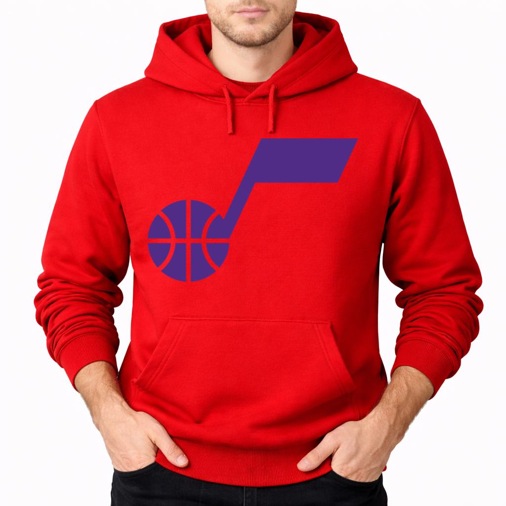 Men's Utah Jazz Pullover Hoodie - Red