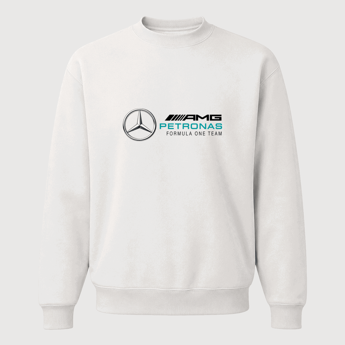 Men's Mercedes AMG Petronas Formula One Team Crewneck Sweatshirt - White