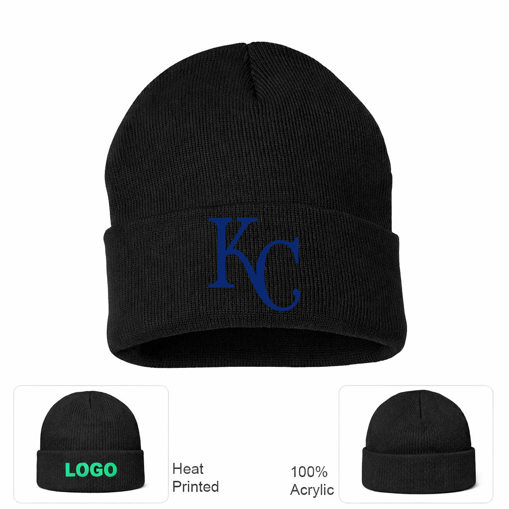 MLB Kansas City Royals Beanie Hat - Black