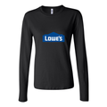 Women's Lowes logo 500x281 min Long Sleeve T-Shirt - Black