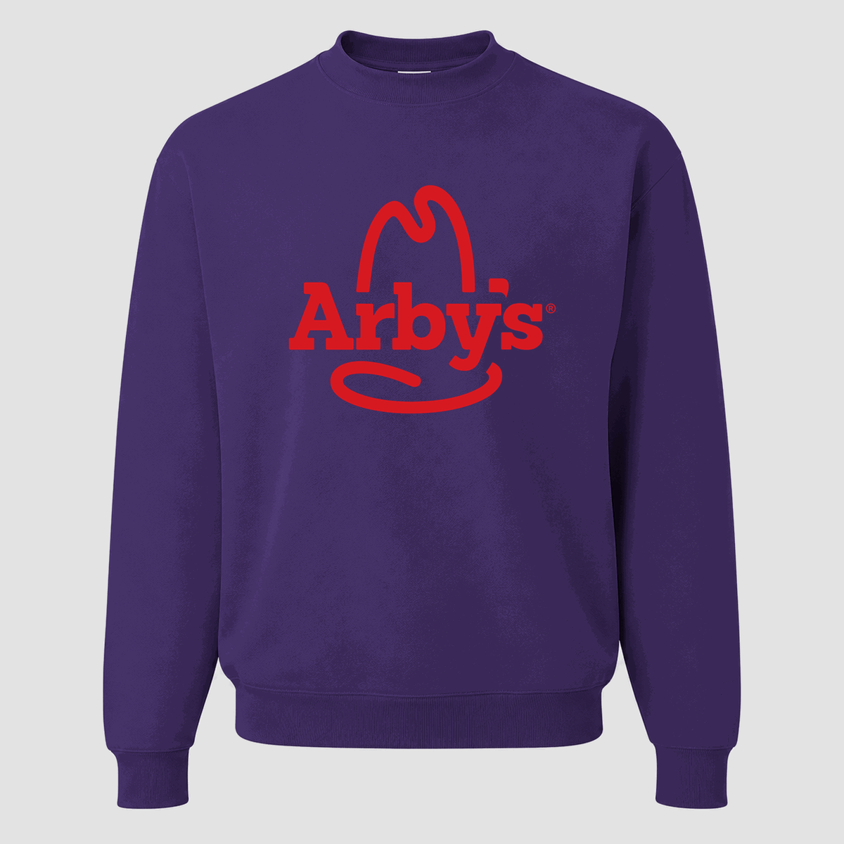 Men's Arby's Crewneck Sweatshirt - Purple