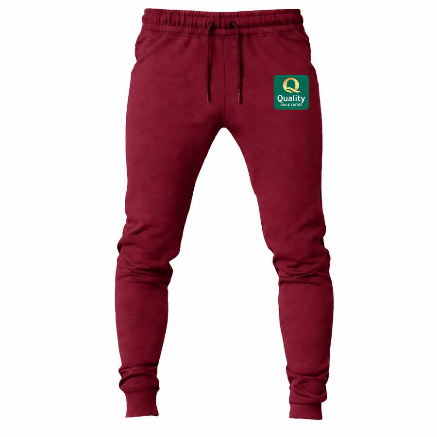 Quality Inn & Suites joggers sweatpants - Maroon