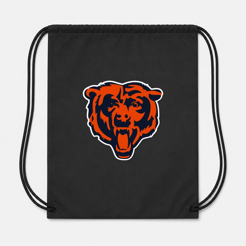 Chicago Bears Drawstring Bag - Black