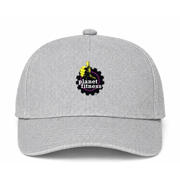 Planet Fitness Logo Gray Dad Baseball Cap Hat