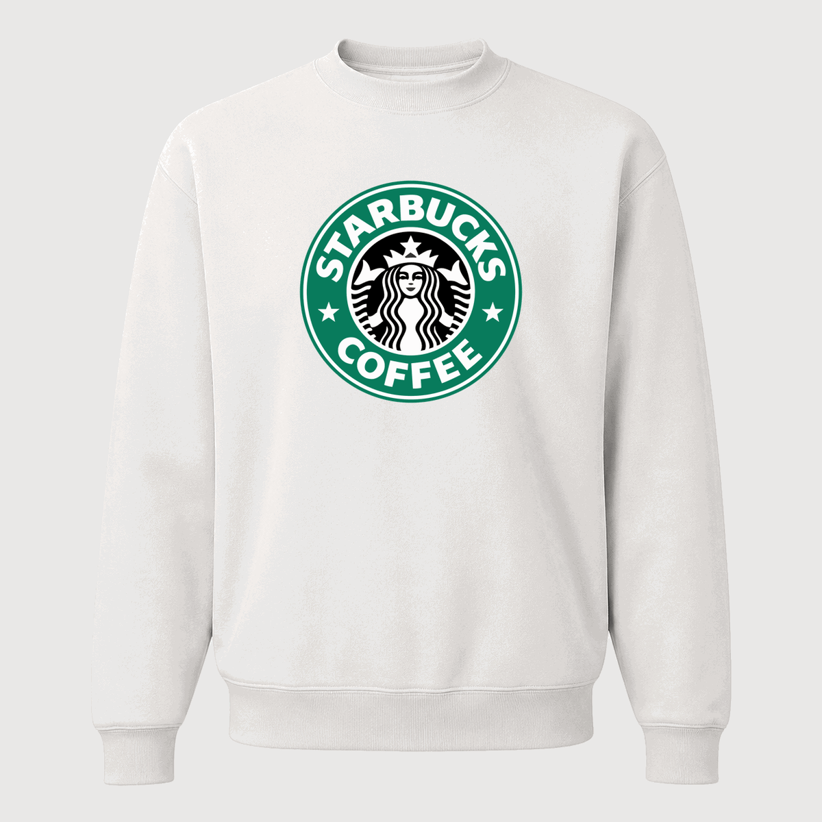 Men's Starbucks Coffee Crewneck Sweatshirt - White