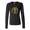 Women's Denver Nuggets Long Sleeve T-Shirt - Black