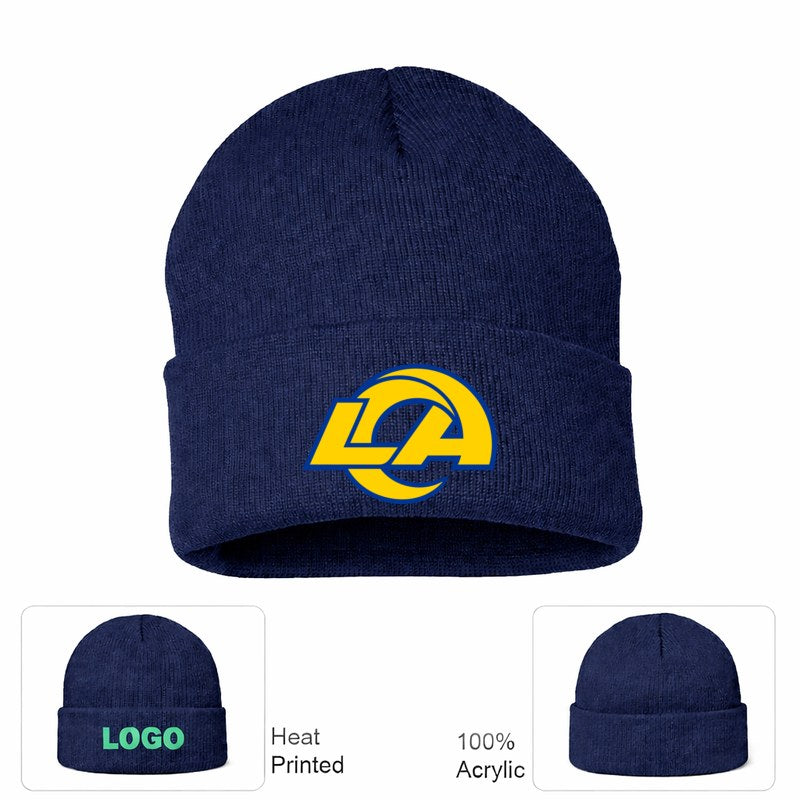 Los Angeles Rams Navy Beanie Hat