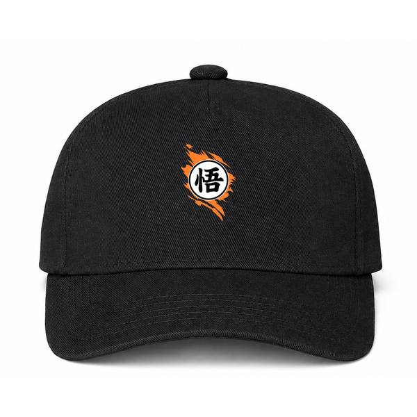 Dragon Ball Z Logo Black Dad Baseball Cap Hat