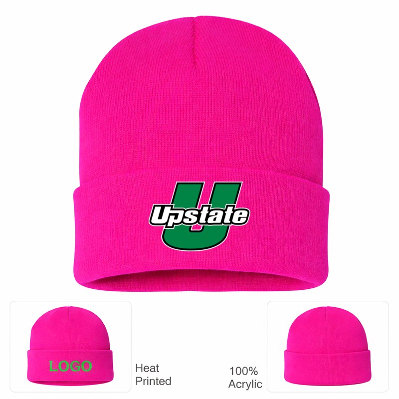 USC Upstate Spartans Hot Pink Beanie Hat