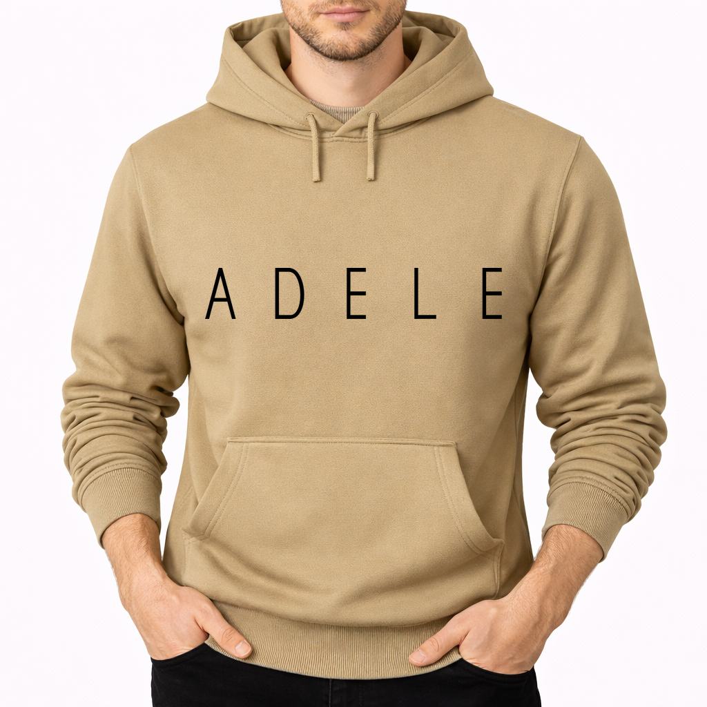 Men's Adele Pullover Hoodie - Tan