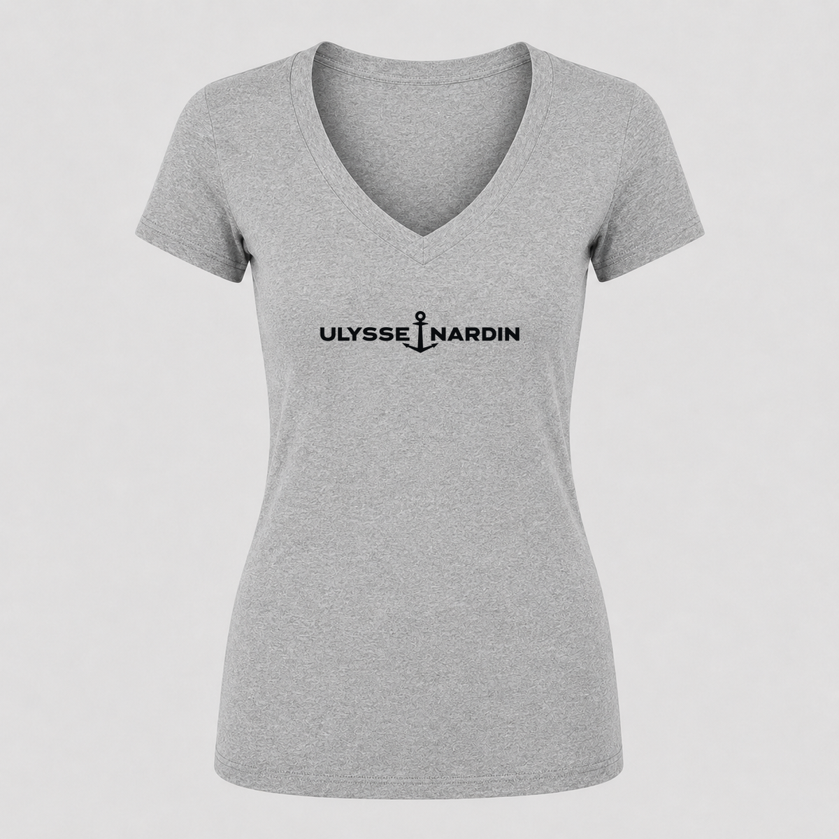Women's Ulysse Nardin V Neck T-Shirt in gray