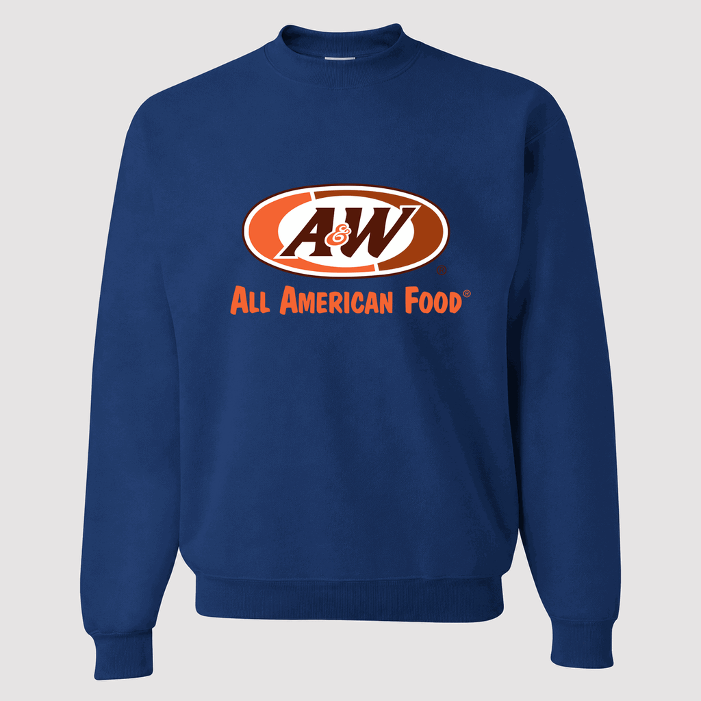 Men's A&W Crewneck Sweatshirt - Blue