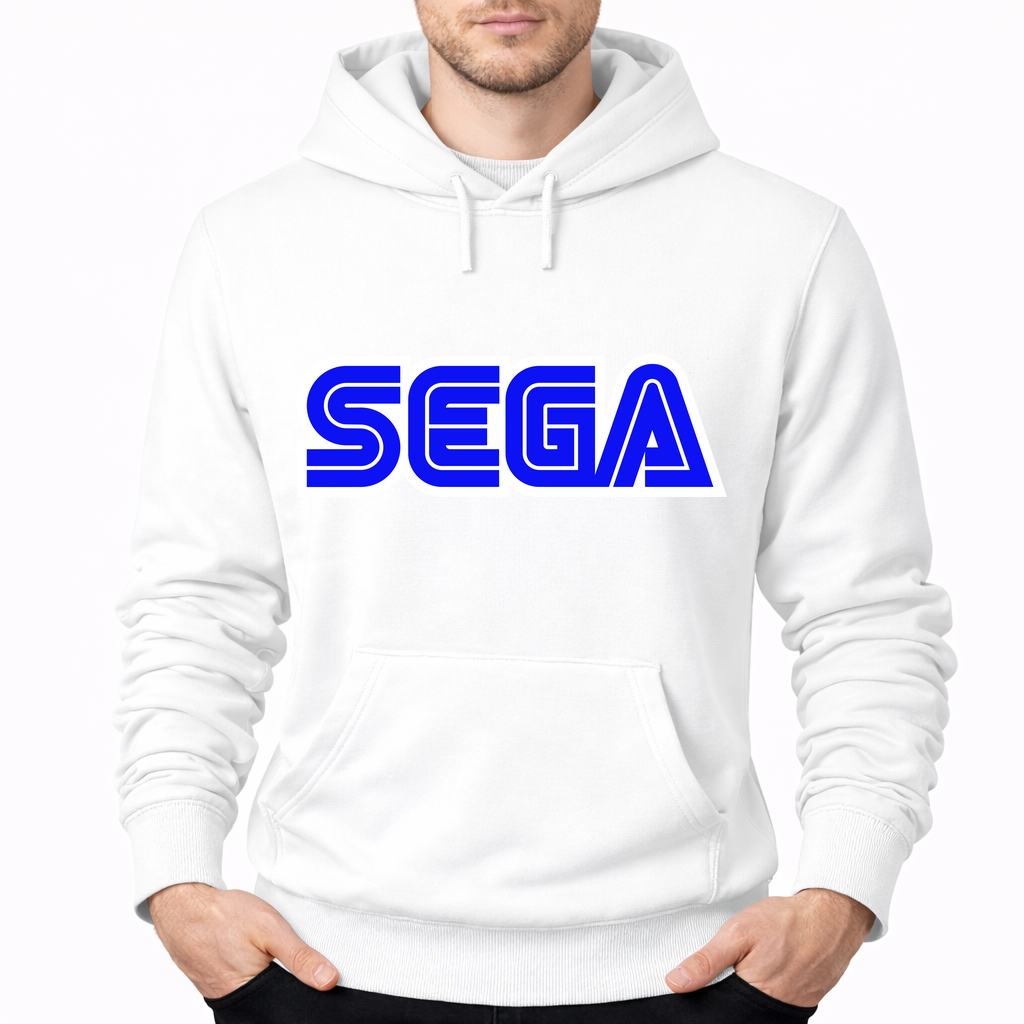 Men's SEGA Pullover Hoodie - White
