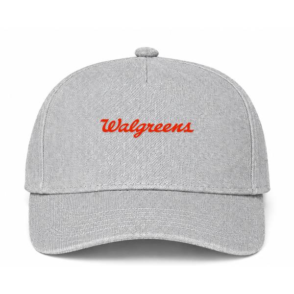 Walgreens Logo Gray Dad Baseball Cap Hat