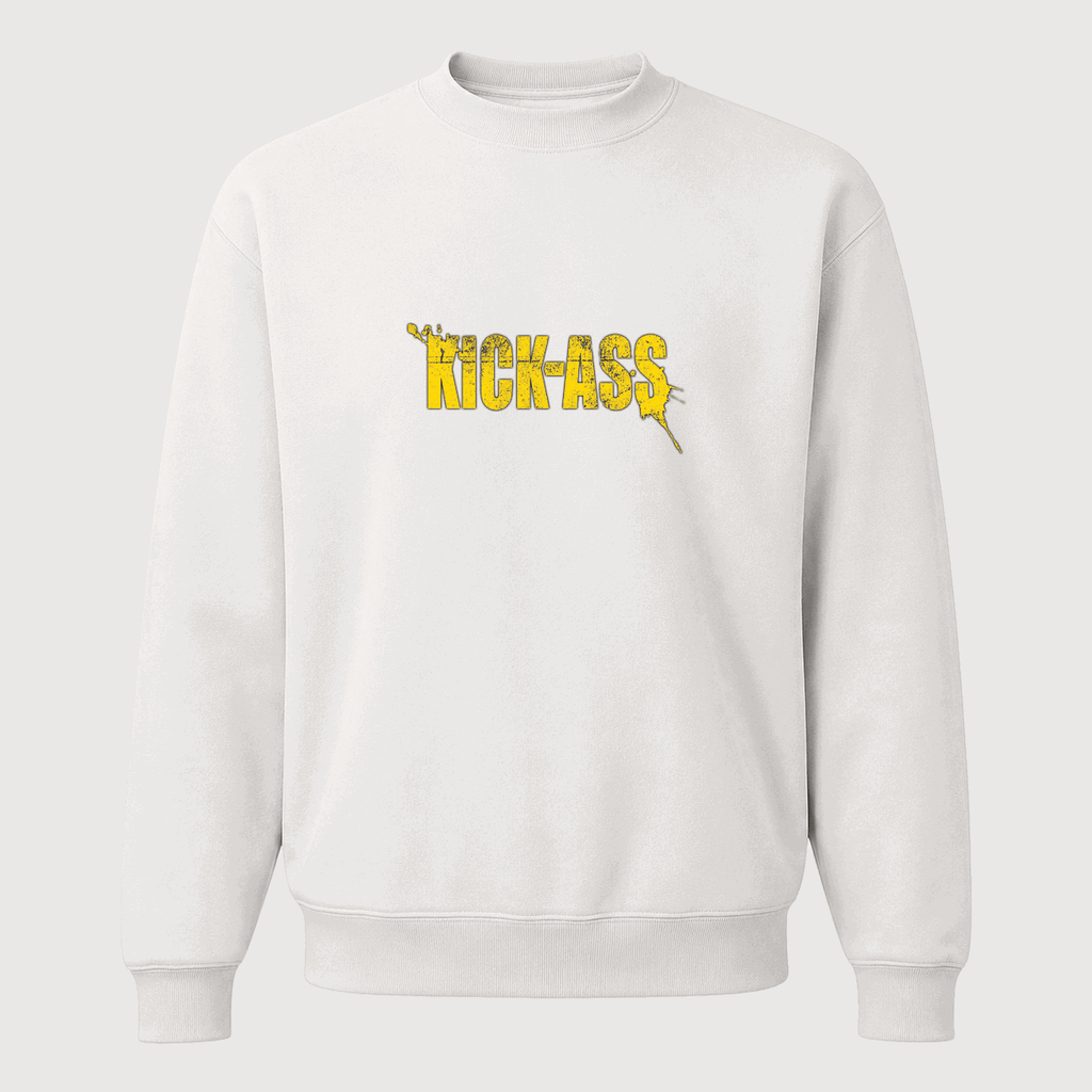 Men's Kick-Ass Crewneck Sweatshirt - White