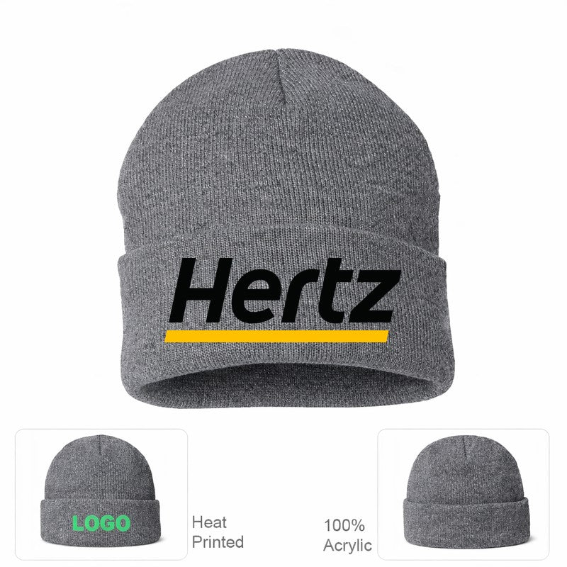 Hertz Beanie Hat - Grey