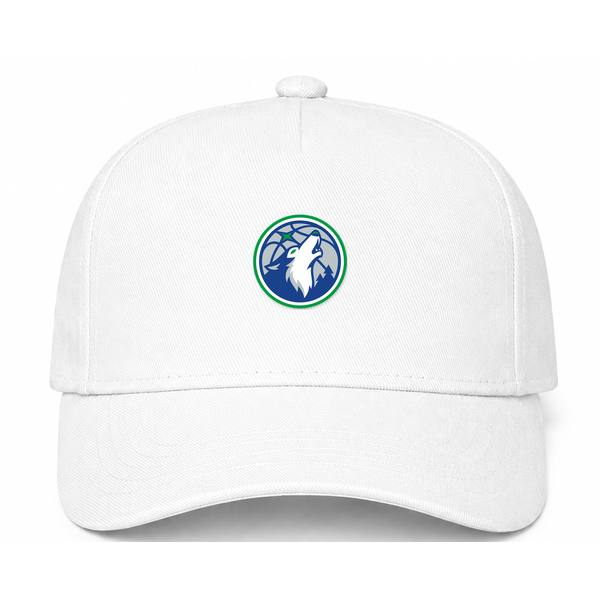 Minnesota Timberwolves NBA Logo White Dad Baseball Cap Hat