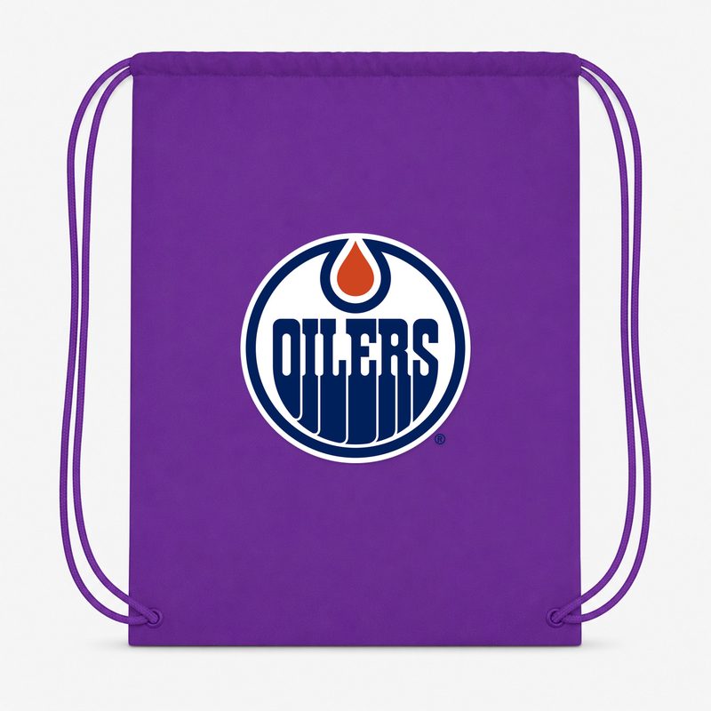 Edmonton Oilers Drawstring Bag - Purple