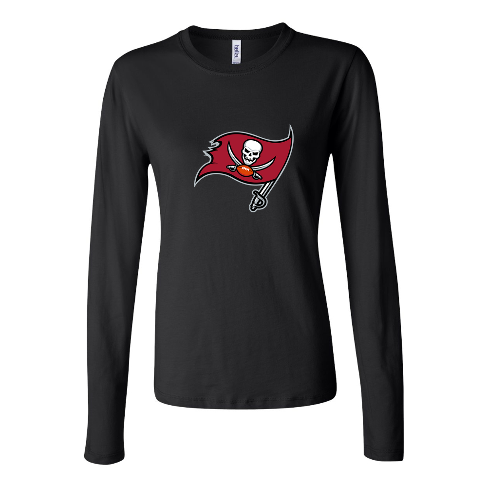 Women's Tampa Bay Buccaneers Long Sleeve T-Shirt - Black