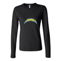 Women's Los Angeles Chargers Long Sleeve T-Shirt - Black