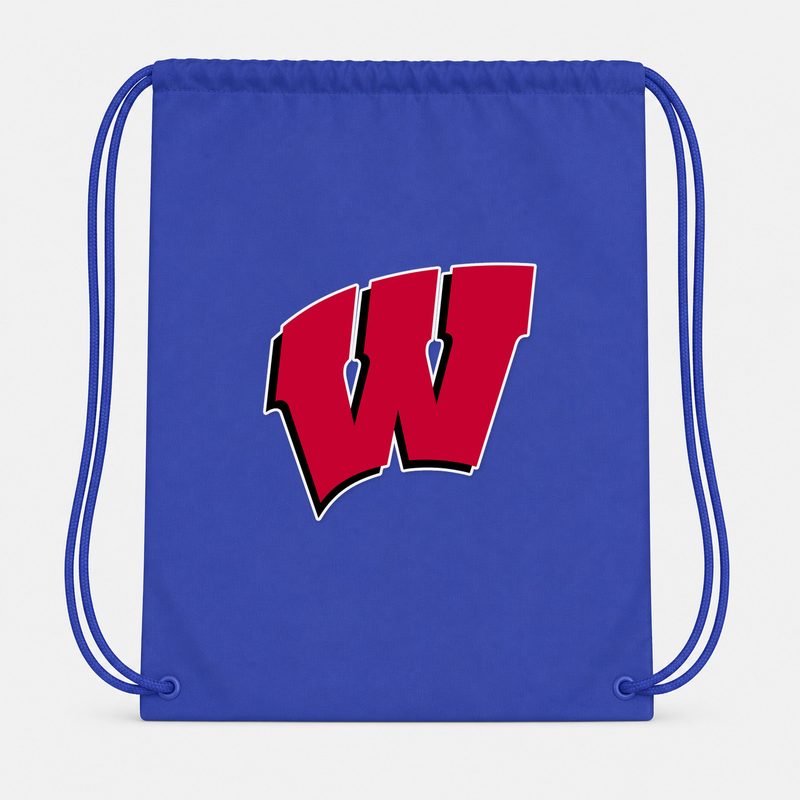 Wisconsin Badgers Drawstring Bag - Blue