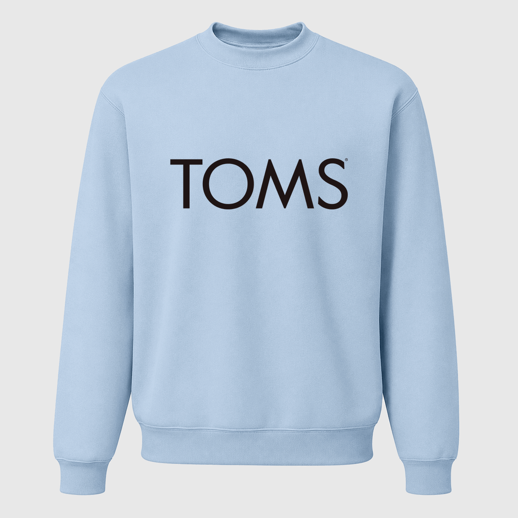 Men's TOMS Crewneck Sweatshirt - Sky Blue