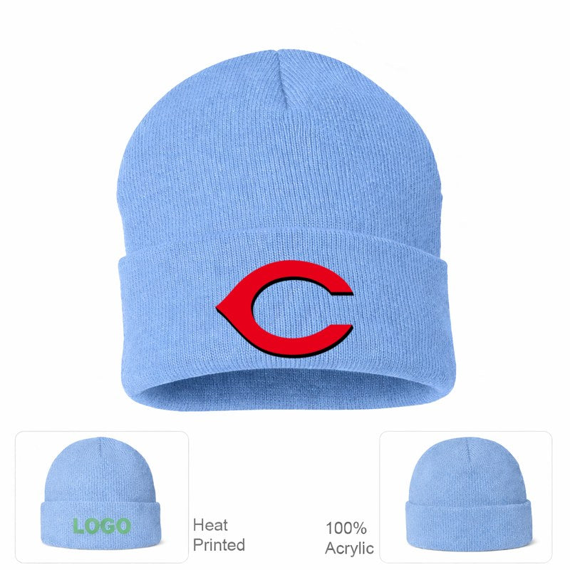 Cincinnati Reds Beanie Hat - Sky Blue