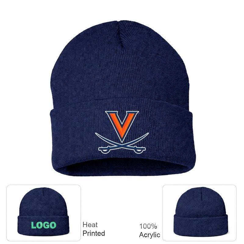 Virginia Cavaliers Navy Beanie Hat
